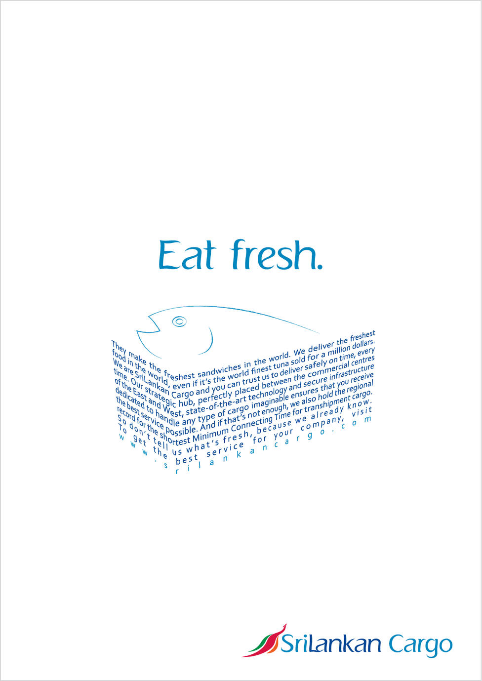 "Eat fresh" - SriLankan Cargo, "Trusted Taglines" Campaign - Pitch